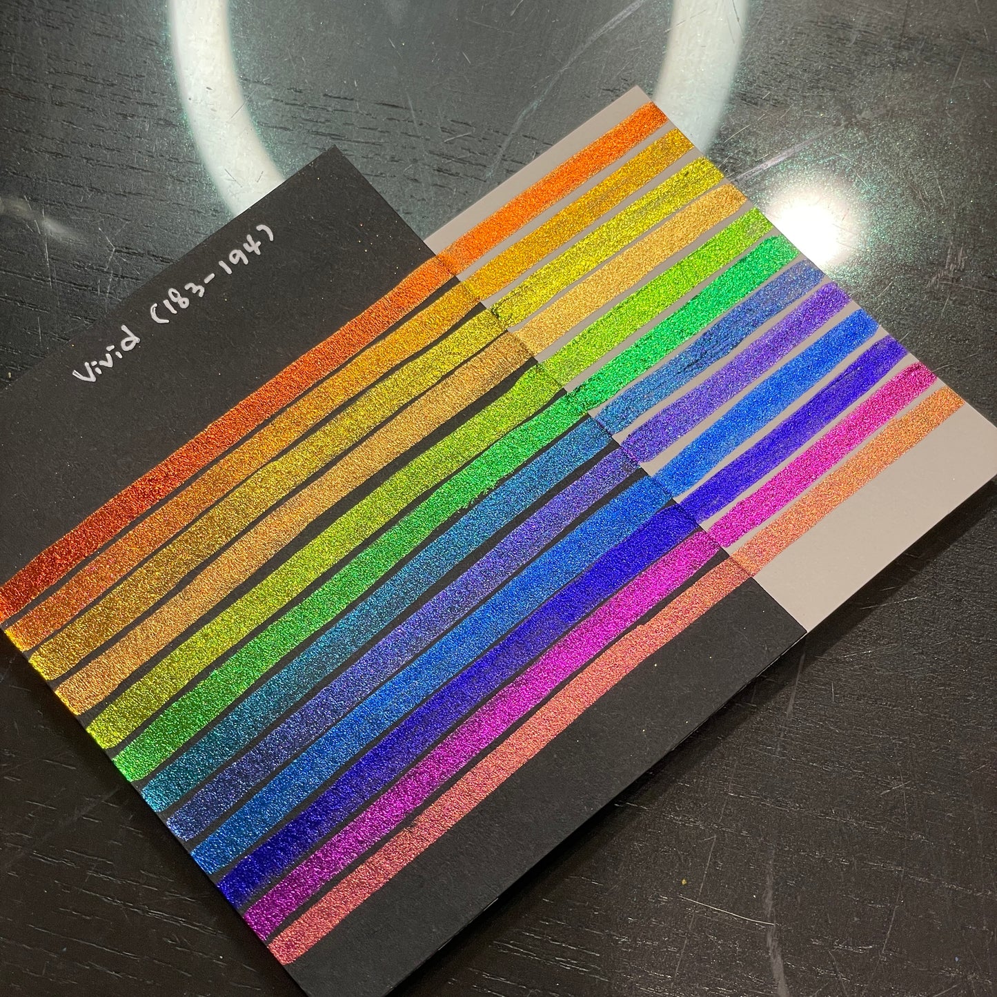 No.185 Half  Vivid series Handmade Super Chrome Color Shift Watercolor Paint