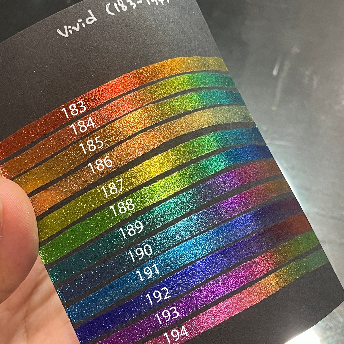 No.194 Half  Vivid series Handmade Super Chrome Color Shift Watercolor Paint