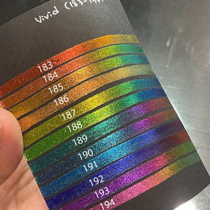 No.194 Half  Vivid series Handmade Super Chrome Color Shift Watercolor Paint