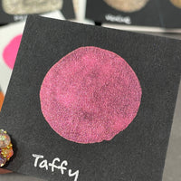 Taffy Pink Shimmer Metallic Watercolor Paints Half Pans Autumn2022