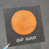 Old Gold Extra fine Bronze watercolor paints Half pans