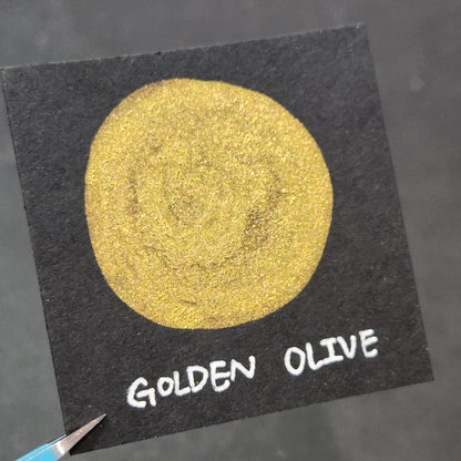 Golden Olive watercolor paints Half pans