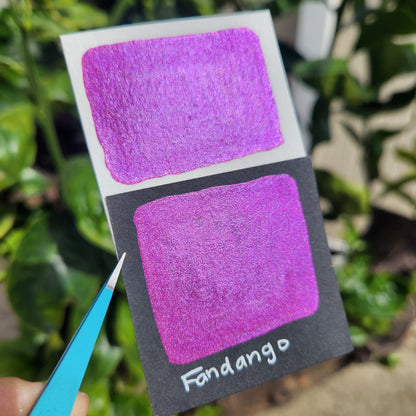 Fell in Love Set Handmade Shimmer MetallicWatercolor Paint Half By iuilewatercolors