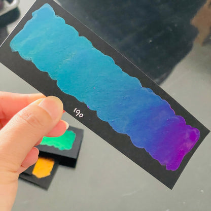 No.190 Half  Vivid series Handmade Super Chrome Color Shift Watercolor Paint