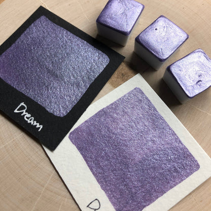 Dream watercolor purple paints half pans