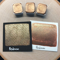 Redrum gold watercolor paints half pan