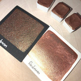 Redrum gold watercolor paints half pan