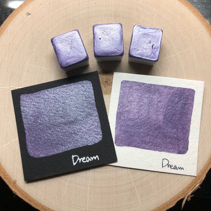 Dream watercolor purple paints half pans