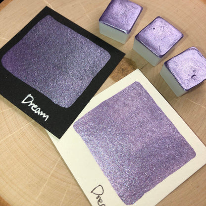Dream watercolor purple paints half pans