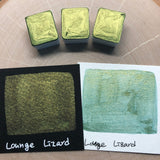 Lounge lizard green watercolor paints half pans