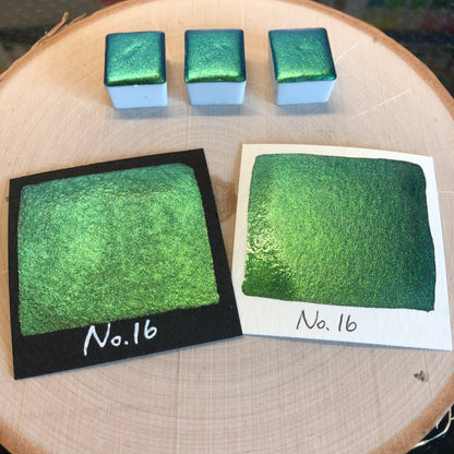 No.16 number series Handmade color shift watercolor paints chrome pigments Half/Quarter/Mini