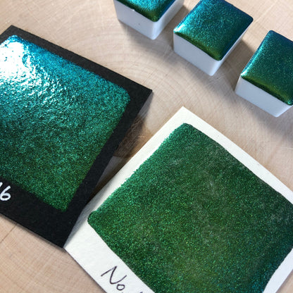No.16 number series Handmade color shift watercolor paints chrome pigments Half/Quarter/Mini