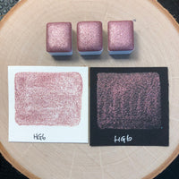 HG6 Holo Glitter Handmade watercolor paints holographic half pan