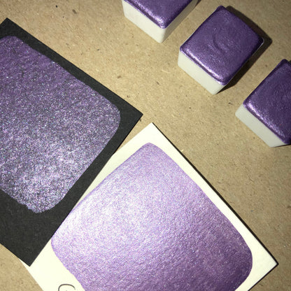 Guilty purple watercolor paints half pans