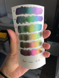Pearl CS Half set (23 to 28)Handmade color shift watercolor paints half pans