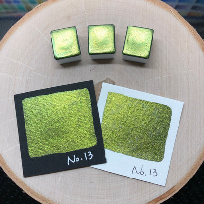 No.13 number series Handmade color shift watercolor paints chrome pigments Half/Quarter/Mini