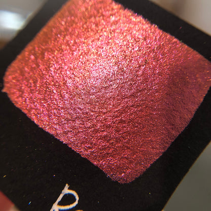 RC 5 Chameleon color shift glitter pigments watercolor paint half pan