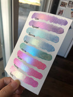 Disney Quarter princess set Handmade color shift shimmer watercolor paint
