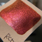 RC 5 Chameleon color shift glitter pigments watercolor paint half pan