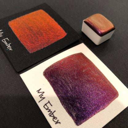My Ember Shiny colorshift watercolor paint Half/Quarter/Mini