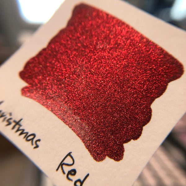 Red Paint Glitter –