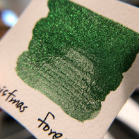 Forest Christmas Chrome watercolor paint half pan