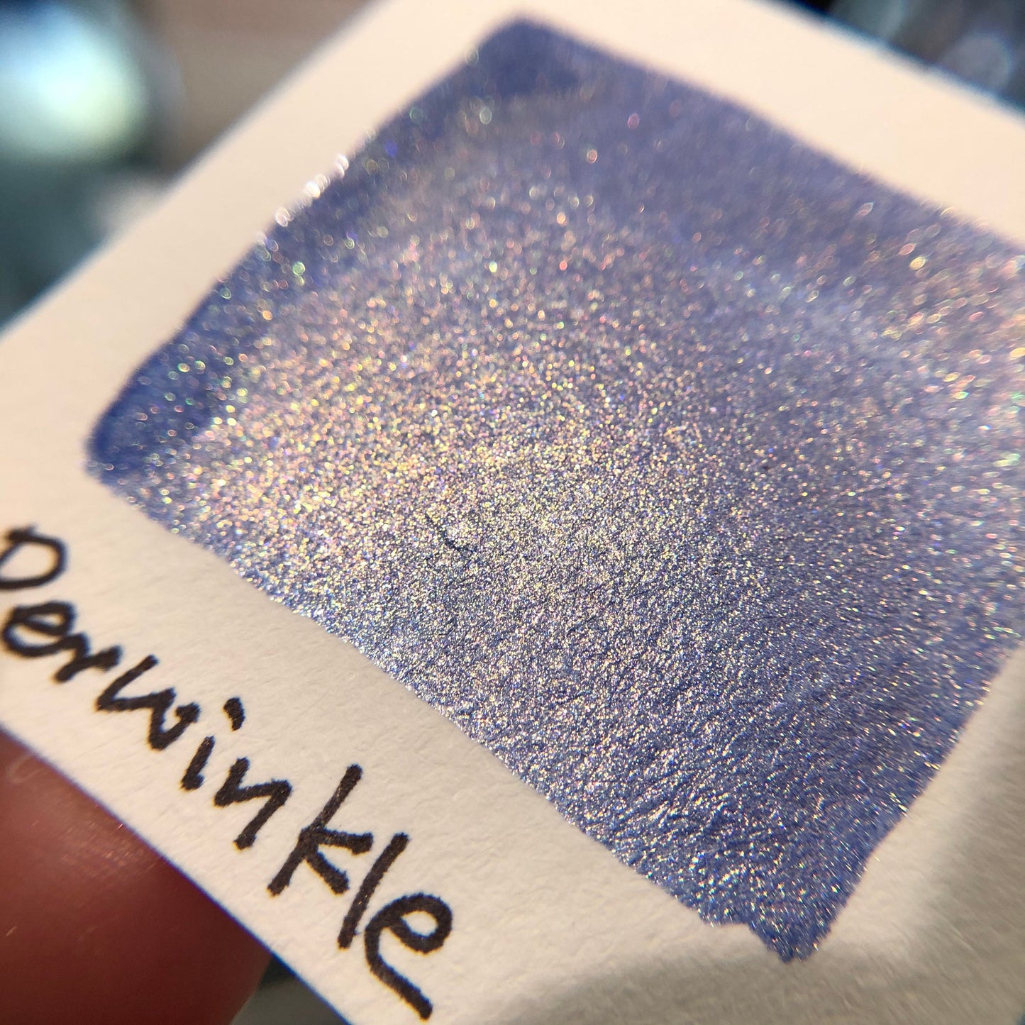 Periwinkle purple watercolor paints Half pans