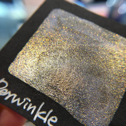 Periwinkle purple watercolor paints Half pans