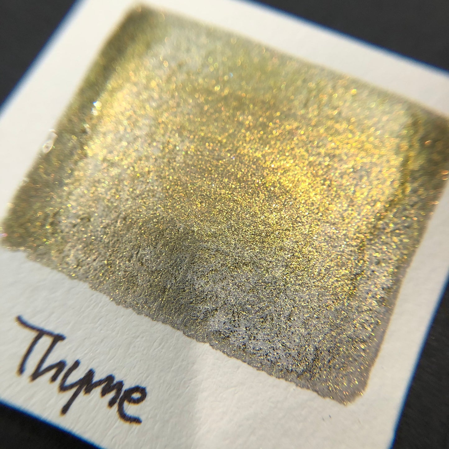 Thyme gold watercolor paints Half pan