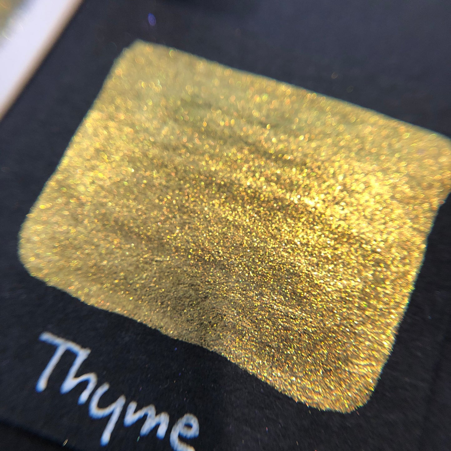 Thyme gold watercolor paints Half pan