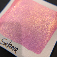 Sakura pink watercolor paints Half pans