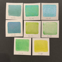 Button Amazon set handmade shimmer watercolor colorshift paint