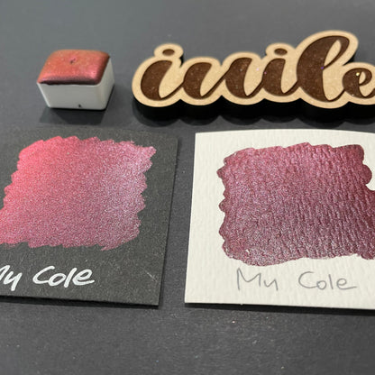 My Cole Shiny colorshift watercolor paint Half/Quarter/Mini