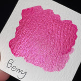 Berry pink watercolor paints Half pans