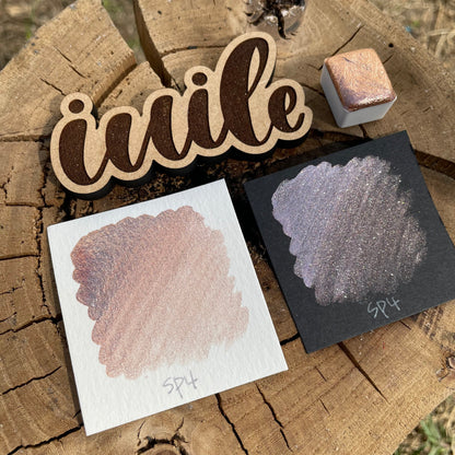 SP4 gold sparkle GDSP watercolor paints Half pans