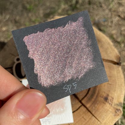 SP5 gold sparkle GDSP watercolor paints Half pans