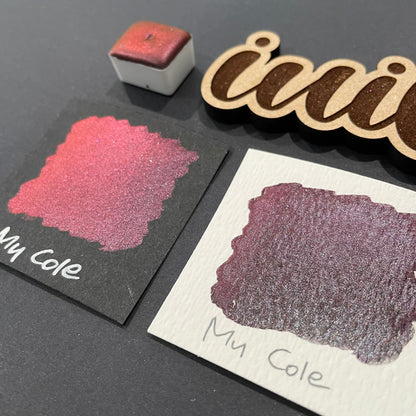 My Cole Shiny colorshift watercolor paint Half/Quarter/Mini