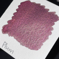 Plum red watercolor paints Half pans