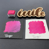 Tango pink watercolor paints Half pans