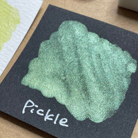 Pickle green Handmade shimmer watercolor paints