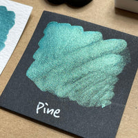 Pine green Handmade shimmer watercolor paints