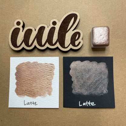 Latte Gold Handmade shimmer watercolor paints