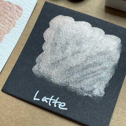 Latte Gold Handmade shimmer watercolor paints