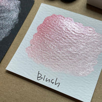 Blush pink Handmade shimmer watercolor paints