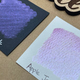 Apple jack purple Unicorn Series watercolor paints half pan