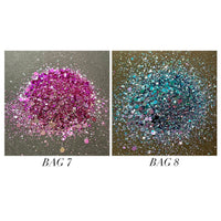 BAG set of 12 Color shift Glitters  DIY Resin Epoxy Art Craft