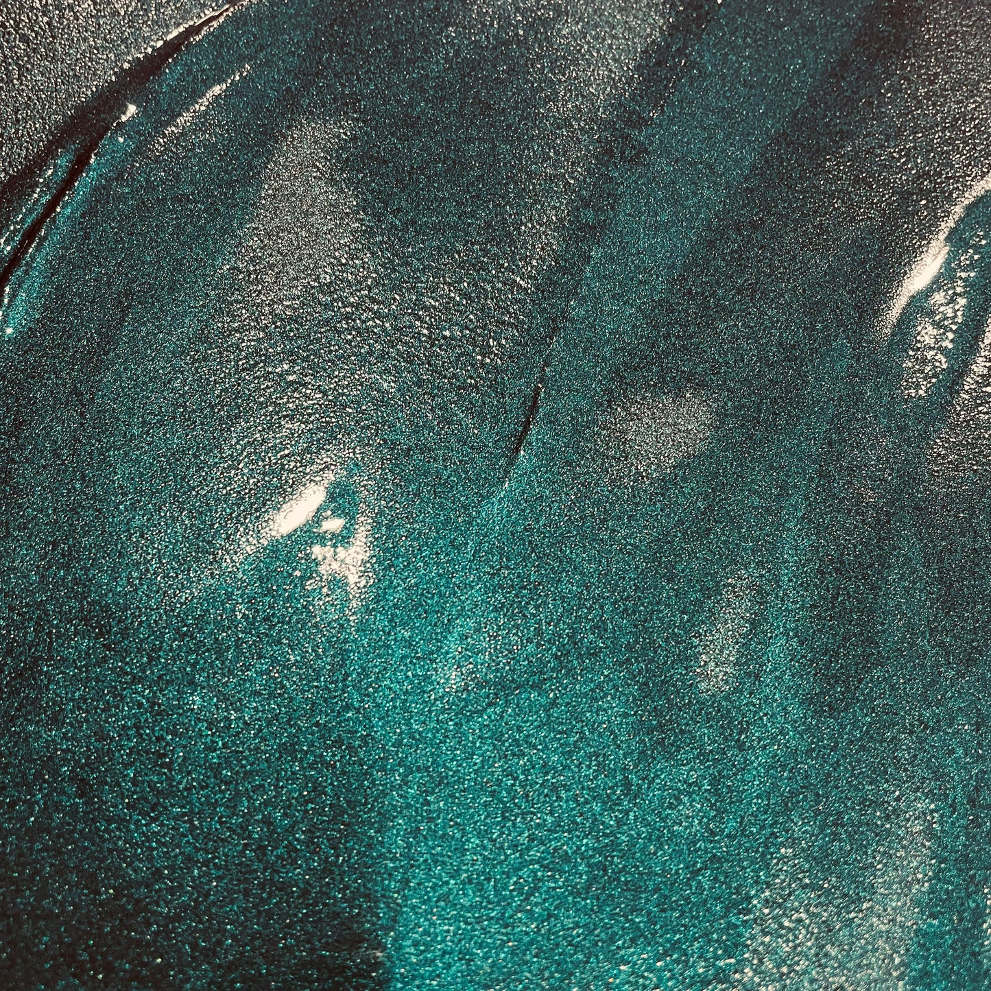 Deep ocean green watercolor paints half pans