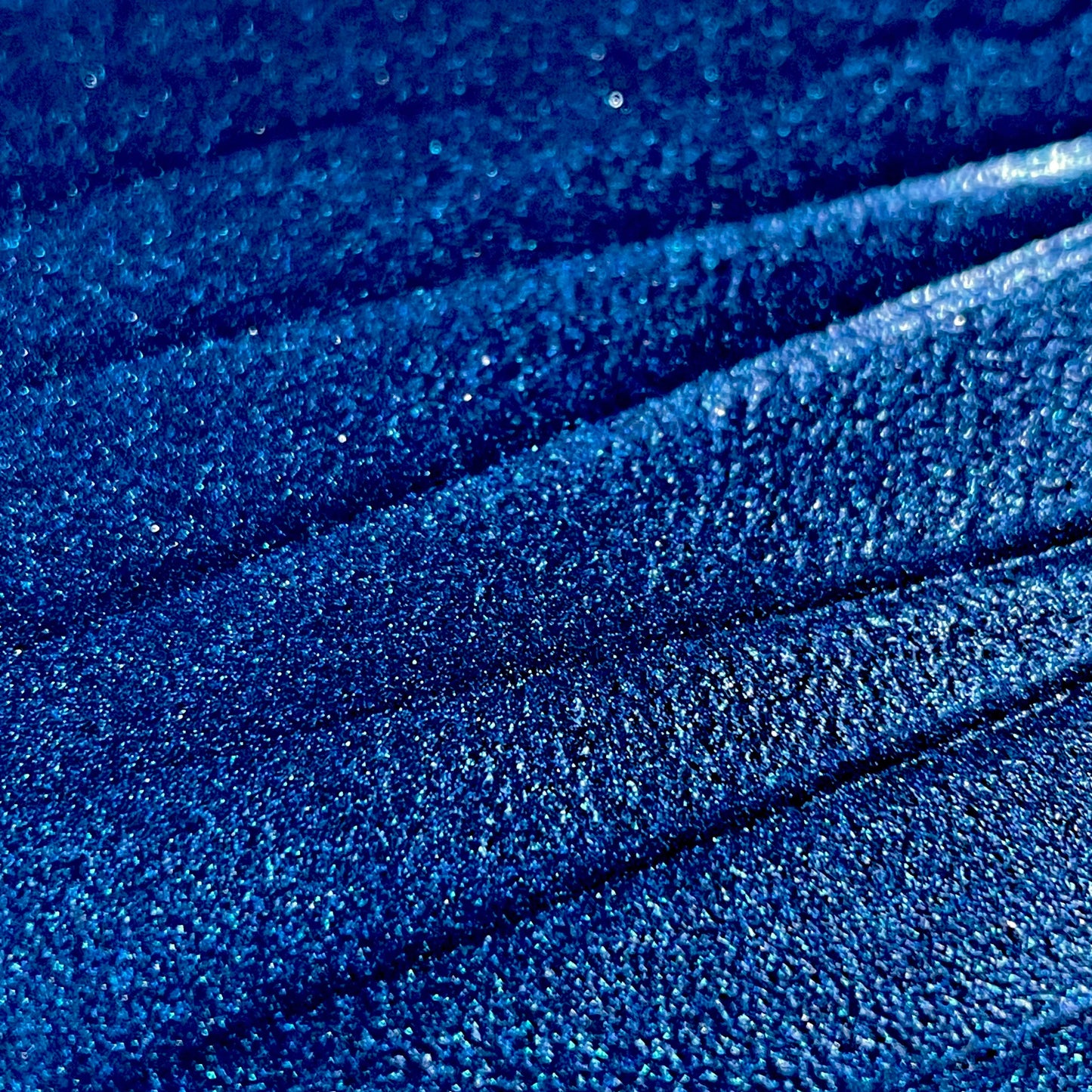 Blue Christmas Chrome watercolor paint half pan