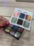 Jewel Dot Card Tester Sampler Watercolor Shimmer Glittery Paints