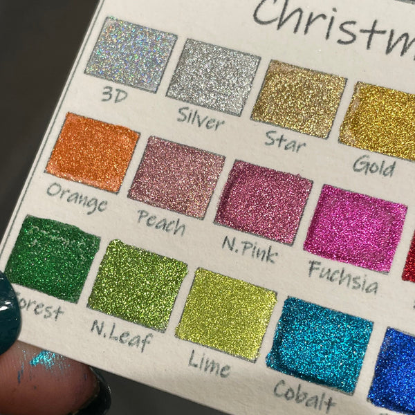 12 Days of Christmas Day 03~Peace~Handmade Shimmer watercolor paint-ha –  Foster's Creations